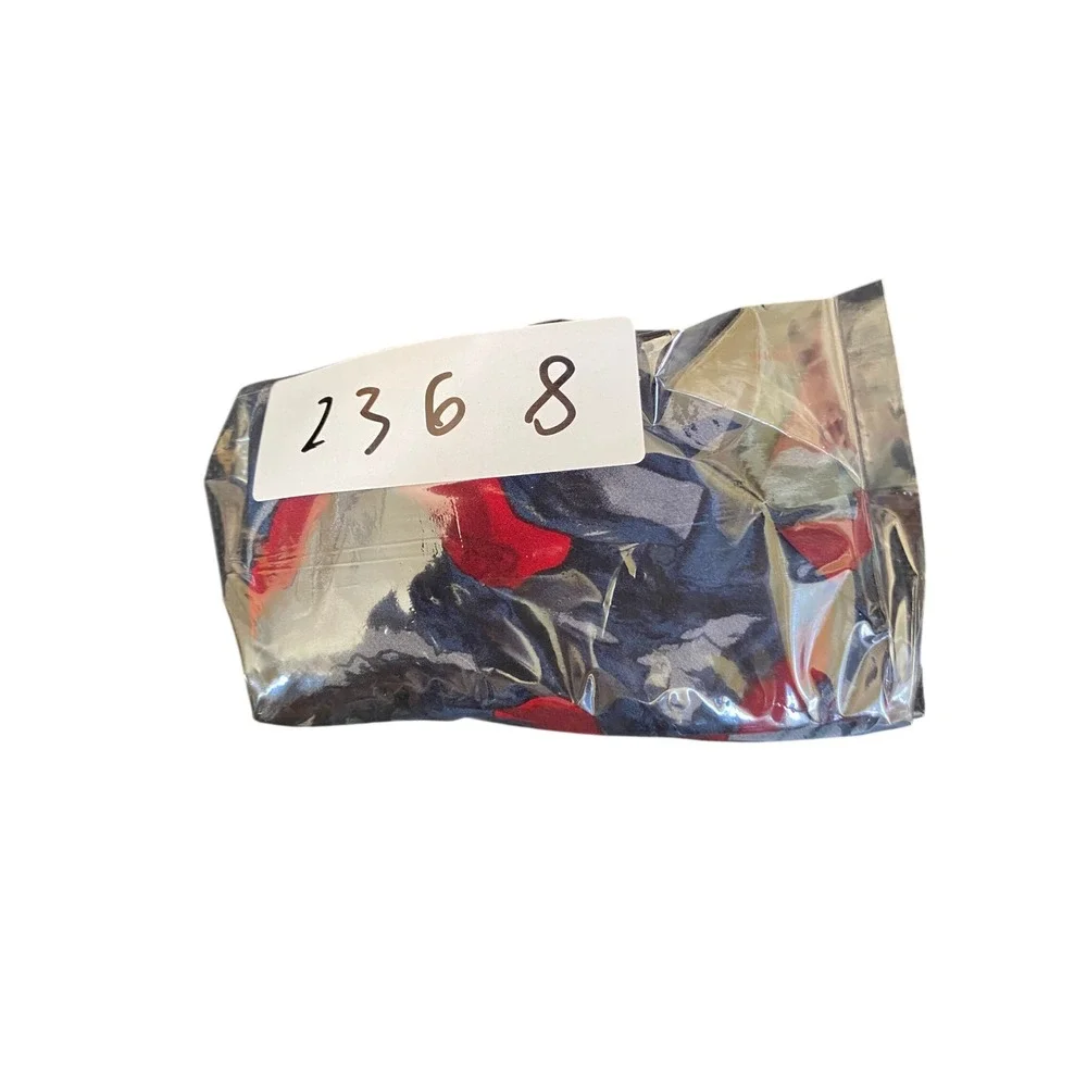 J.‎ Garcia Liquid Torso Collection Nine Silk Tie Abstract Red Blue Mens Necktie